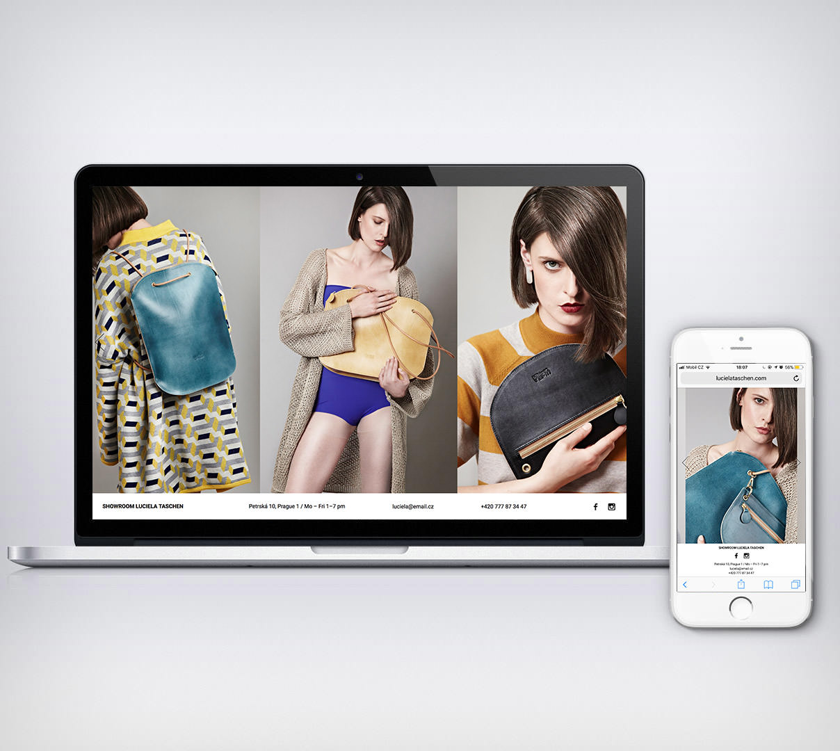 Luciela Taschen web design preview