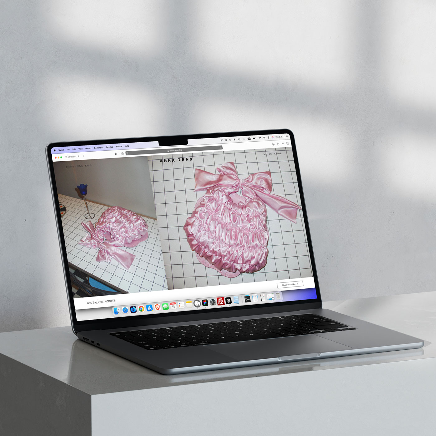 development e-shop ANNA TRAN